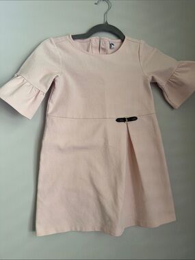 Janie and Jack Girls' Light Pink Bell Sleeve A-Line Dress